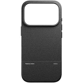 Чехол-накладка Native Union CLASSIC для iPhone 17 Pro, экокожа, черный - 0