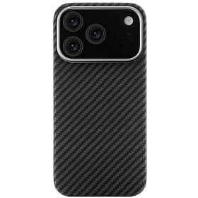 Чехол-накладка uBear Supreme для iPhone 17 Pro, кевлар, черный - 0