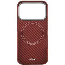 Чехол-накладка uBear Supreme для iPhone 17 Pro, кевлар, оранжевый - 2