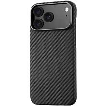 Чехол-накладка uBear Supreme для iPhone 17 Pro Max, кевлар, черный - 0