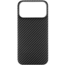 Чехол-накладка uBear Supreme для iPhone 17 Pro Max, кевлар, черный - 1