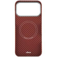 Чехол-накладка uBear Supreme для iPhone 17 Pro Max, кевлар, оранжевый - 1