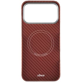 Чехол-накладка uBear Supreme для iPhone 17 Pro Max, кевлар, оранжевый - 1