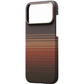 Чехол-накладка Pitaka Ultra-Slim для iPhone 17 Pro Max, кевлар, оранжевый - 3