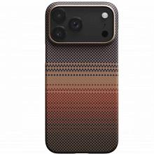 Чехол-накладка Pitaka Ultra-Slim для iPhone 17 Pro, кевлар, оранжевый - 0