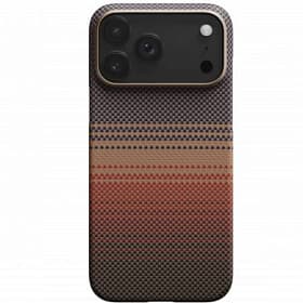 Чехол-накладка Pitaka Ultra-Slim для iPhone 17 Pro, кевлар, оранжевый - 0