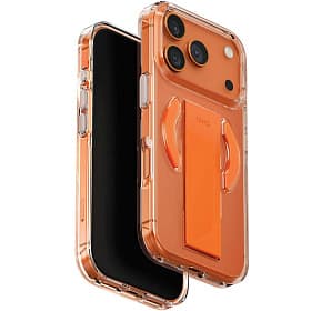 Чехол-накладка Uniq Heldro Air для iPhone 17 Pro, полиуретан, оранжевый - 1