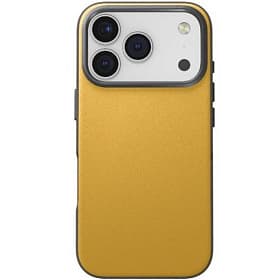 Чехол-накладка Uniq Lyden DS для iPhone 17 Pro Max, экокожа, желтый/серый - 0