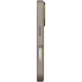 Чехол-накладка Uniq Lyden DS для iPhone 17 Pro, экокожа, желтый/серый - 3