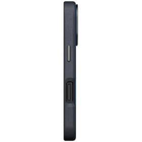 Чехол-накладка Uniq Lyden DS для iPhone 17 Pro Max, экокожа, синий/серый - 3