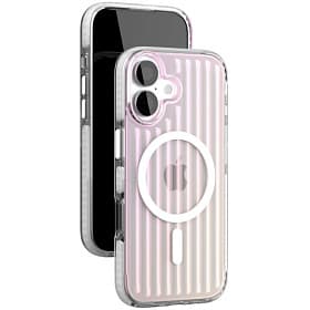Чехол-накладка VLP Pulse Case для iPhone 17, полиуретан/алюминий, перламутровый - 1