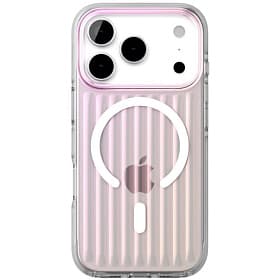 Чехол-накладка VLP Pulse Case для iPhone 17 Pro, полиуретан/алюминий, перламутровый - 0