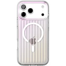 Чехол-накладка VLP Pulse Case для iPhone 17 Pro Max, полиуретан/алюминий, перламутровый - 0