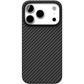 Чехол-накладка VLP Kevlar Case для iPhone 17 Pro, кевлар, черный - 0