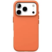 Чехол-накладка VLP Aster Pro для iPhone 17 Pro, силикон, оранжевый - 0