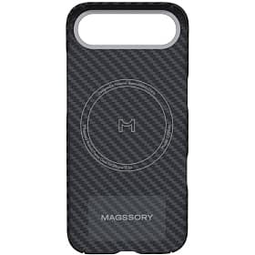 Чехол-накладка Magssory Aramid Frame для iPhone Air, кевлар, черный - 1