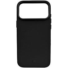 Чехол-накладка Magssory Eco-Leather Case для iPhone 17 Pro, экокожа, черная полночь - 0