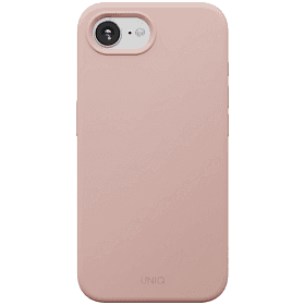 Чехол-накладка Uniq LINO для iPhone 16e/17e, силикон, розовый - 0