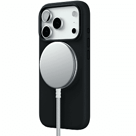 Чехол-накладка VLP Aster Pro для iPhone 17 Pro, силикон, черный - 3