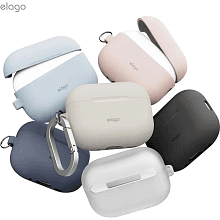 Чехол Elago Silicone Hang голубой, для AirPods Pro 3 - 2