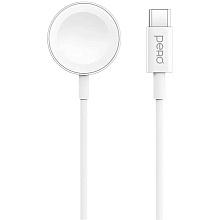 Зарядное устройство беспроводное PERO TC19 USB-C для Apple Watch, 2,5Вт, белый - 1