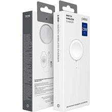 Зарядное устройство беспроводное PERO TC19 USB-C для Apple Watch, 2,5Вт, белый - 2