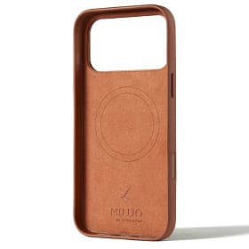 Чехол-накладка Mujjo Leather для iPhone 17 Pro Max, кожа, коричневый - 2