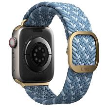 Ремешок Uniq Aspen для Apple Watch 41mm, нейлон, синий - 1