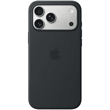Чехол-накладка Apple Silicone Case для iPhone 17 Pro Max, силикон, черный - 0