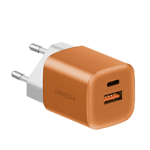 Зарядное устройство сетевое EnergEA AmpCharge QC30, 35Вт, оранжевый - 0