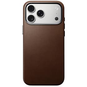 Чехол-накладка Nomad Traditional Leather Case для iPhone 17 Pro Max, кожа, коричневый - 0