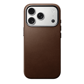 Чехол-накладка Nomad Traditional Leather Case для iPhone 17 Pro, кожа, коричневый - 0