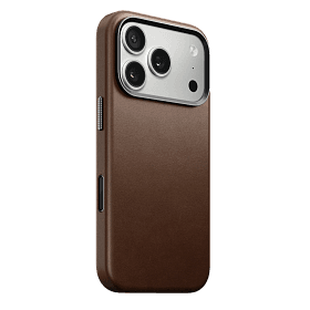 Чехол-накладка Nomad Traditional Leather Case для iPhone 17 Pro, кожа, коричневый - 2