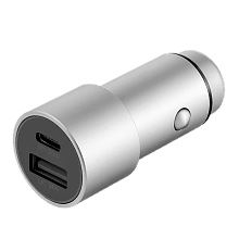 Зарядное устройство автомобильное uBear Ride Pro, 48Вт, серый - 0