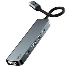 Адаптер мультипортовый VLP Infinity 5 в 1, графитовый - 0