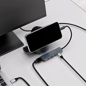 Адаптер мультипортовый VLP Infinity 5 в 1, графитовый - 2