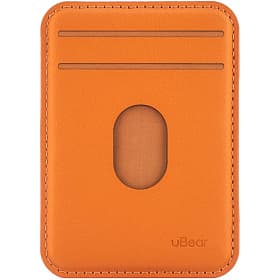 Кардхолдер uBear Split MagSafe, экокожа, оранжевый - 0