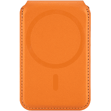 Кардхолдер uBear Fold MagSafe, экокожа, оранжевый - 1