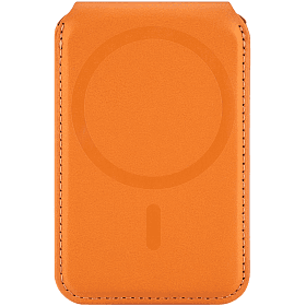 Кардхолдер uBear Fold MagSafe, экокожа, оранжевый - 1
