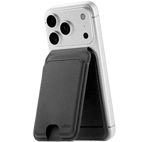 Кардхолдер uBear Fold Find My MagSafe, экокожа, черный - 3