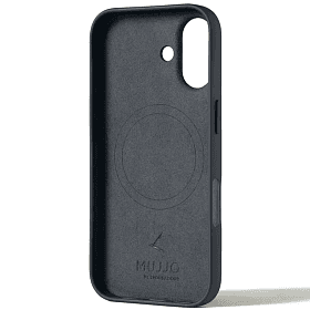 Чехол-накладка Mujjo Leather для iPhone 17, кожа, серый - 2