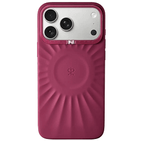 Чехол-накладка PYNANA Starlight Series для iPhone 17 Pro Max, силикон, красный - 0