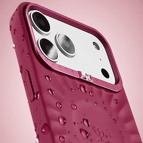 Чехол-накладка PYNANA Starlight Series для iPhone 17 Pro Max, силикон, красный - 3