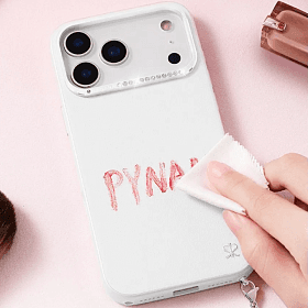 Чехол-накладка PYNANA Starry Series Swarovski для iPhone 17 Pro Max, полиуретан/экокожа, белый - 2