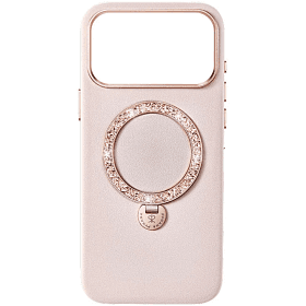 Чехол-накладка PYNANA Dancing Circle Series для iPhone 17 Pro Max, поликарбонат, розовое золото - 1