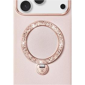 Чехол-накладка PYNANA Dancing Circle Series для iPhone 17 Pro Max, поликарбонат, розовое золото - 2