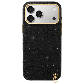 Чехол-накладка PYNANA Diamond Sky Series для iPhone 17 Pro Max, поликарбонат, черный - 0