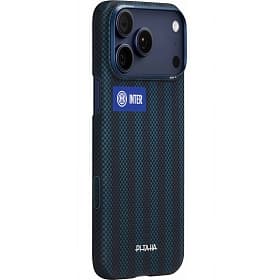 Чехол-накладка Pitaka Edge FC.Internazionzle Milano для iPhone 17 Pro Max, кевлар, синий - 0