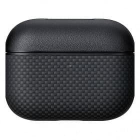 Чехол Pitaka Ультра тонкий черный, для AirPods Pro 3 - 0