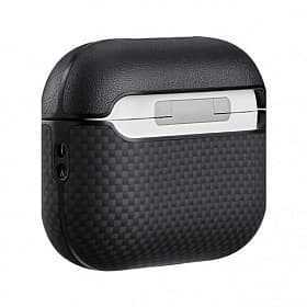 Чехол Pitaka Ультра тонкий черный, для AirPods Pro 3 - 2